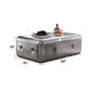 Retro Industrial Aluminum Storage Drawer Coffee Table 52"W with vintage design and modern storage features.