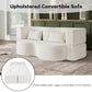 Brannon Convertible Faux Fur Sofa Bed – 75" Folding Sleeper Sofa – view 4