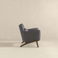 Brayden MCM Fabric Accent Lounge Chair – Modern Upholstered Chair (Multiple Fabrics & Colors) side view