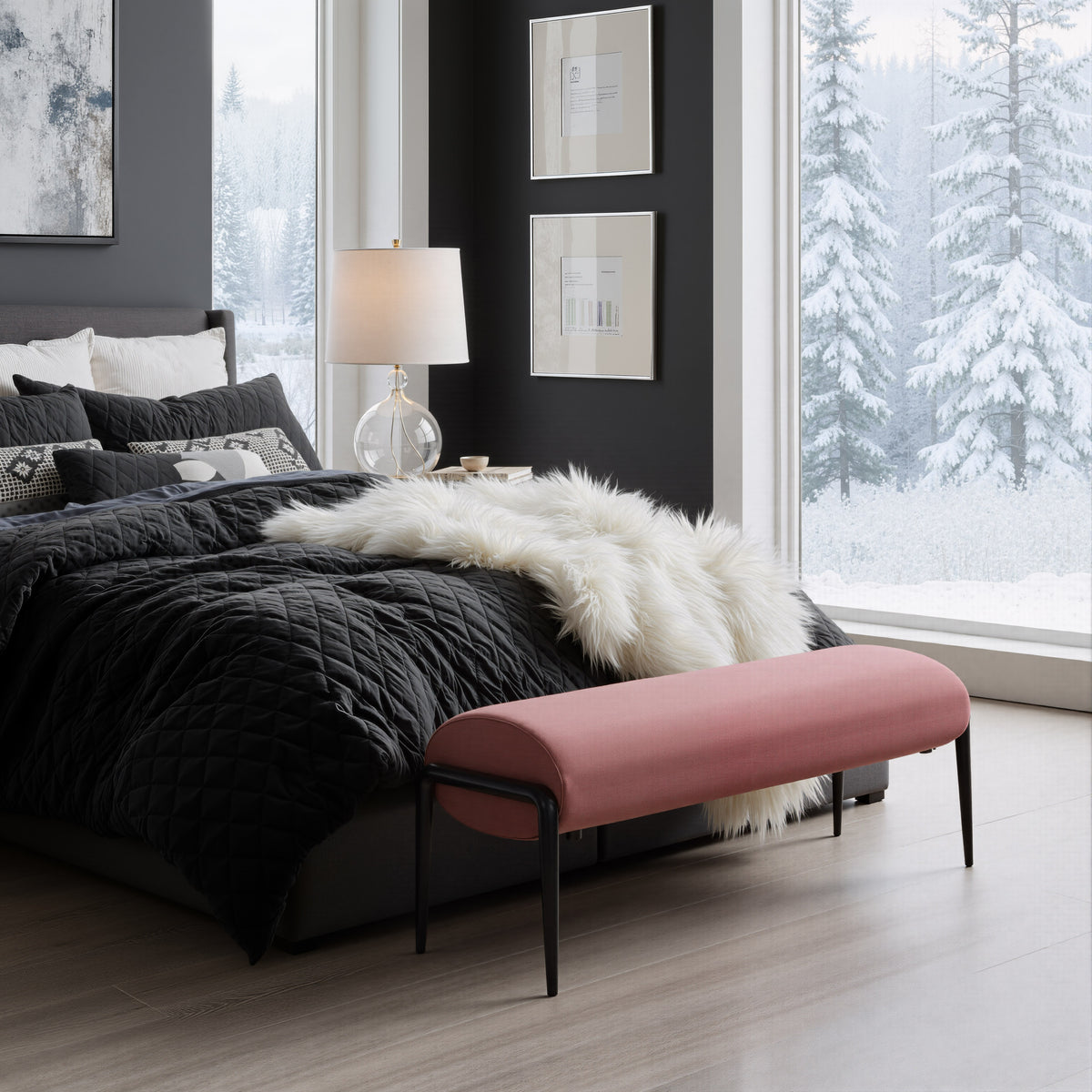 Glatt Bench in Brown