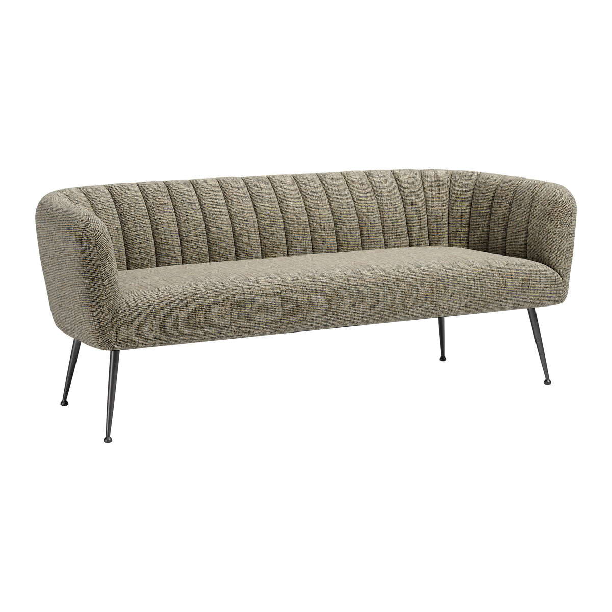 Deco Green Tweed Sofa