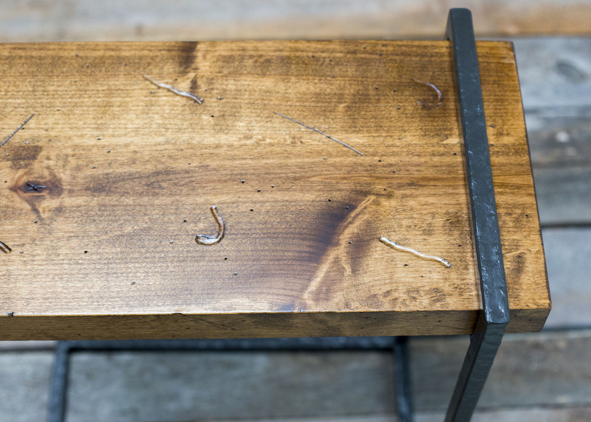 Meridian Hand-Forged Iron C Table – view 3