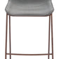 Magnus Barstool (Set of 2) in Slate Gray & Walnut