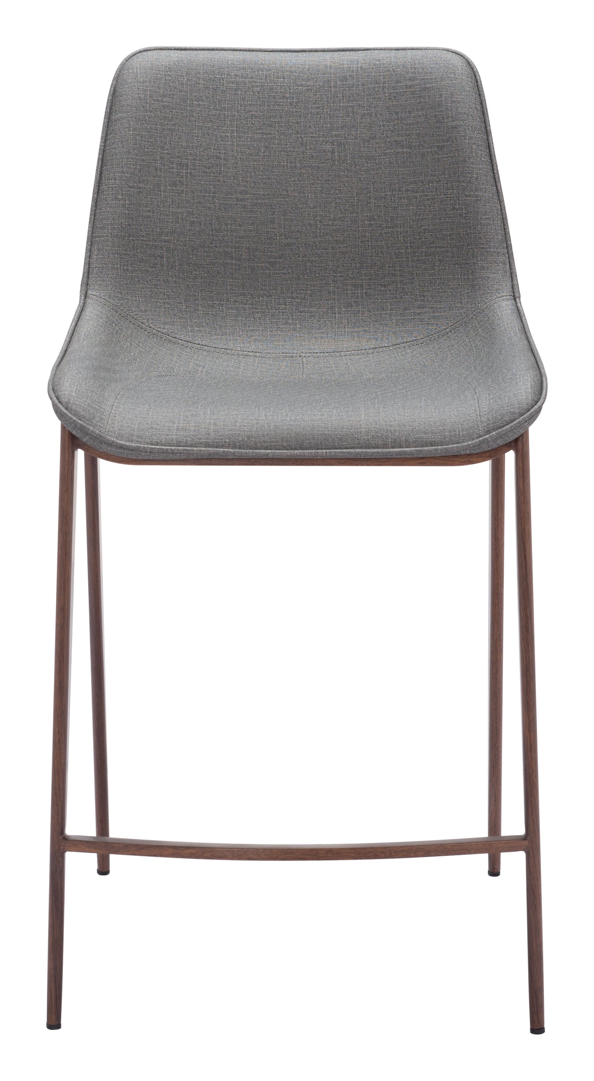 Magnus Counter Stool (Set of 2) in Slate Gray & Walnut