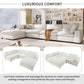 Modular Cloud Sofa Sectional w/ Ottoman 176' (2 Colors)