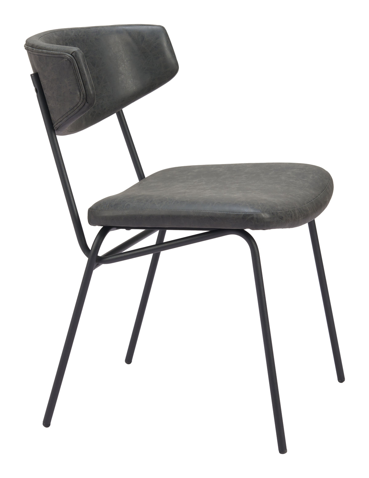 Charon Dining Chair (Set of 2) in Vintage Black