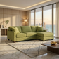 Clifford L-Shaped Sectional Sofa – Made in USA, 9 Fabric Options - Notion Appletini - Fabric (9)