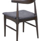 Tuzka Gray & Espresso Dining Chair (Set of 2)