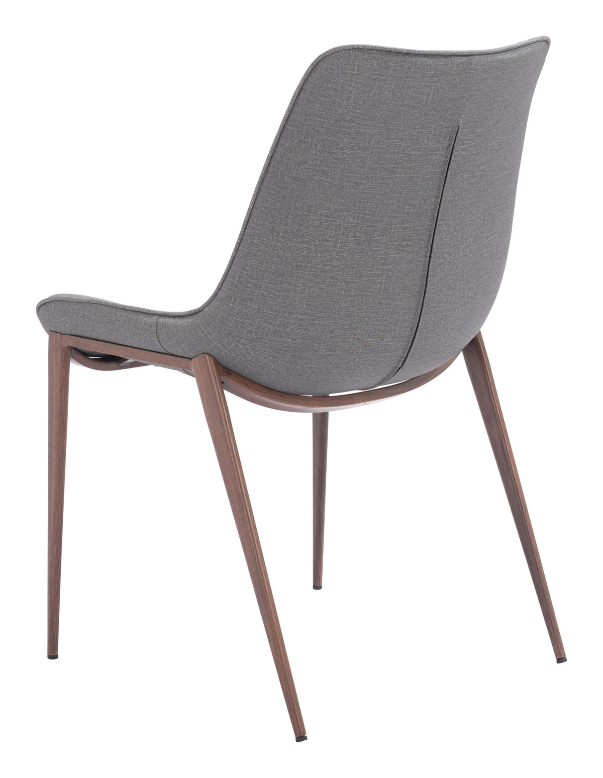 Magnus Dining Chair (Set of 2) in Slate Gray & Walnut