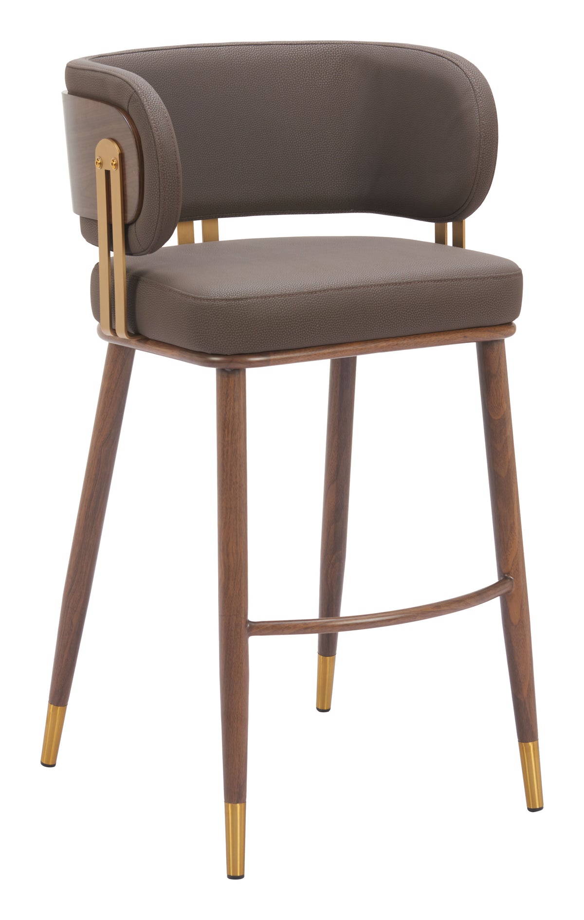 Brew Brown & Walnut Barstool