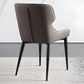 Marlowe Faux Leather Dining Chairs – 31.9" Metal-Leg Set of 2 (2 Colors)