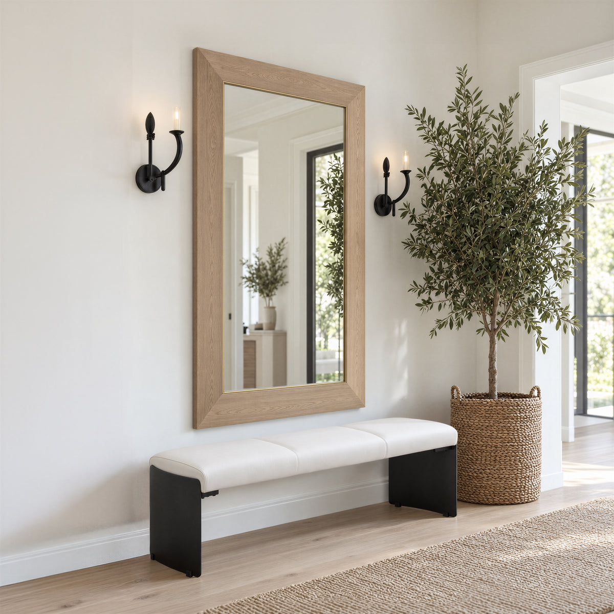 Mur Bench in White