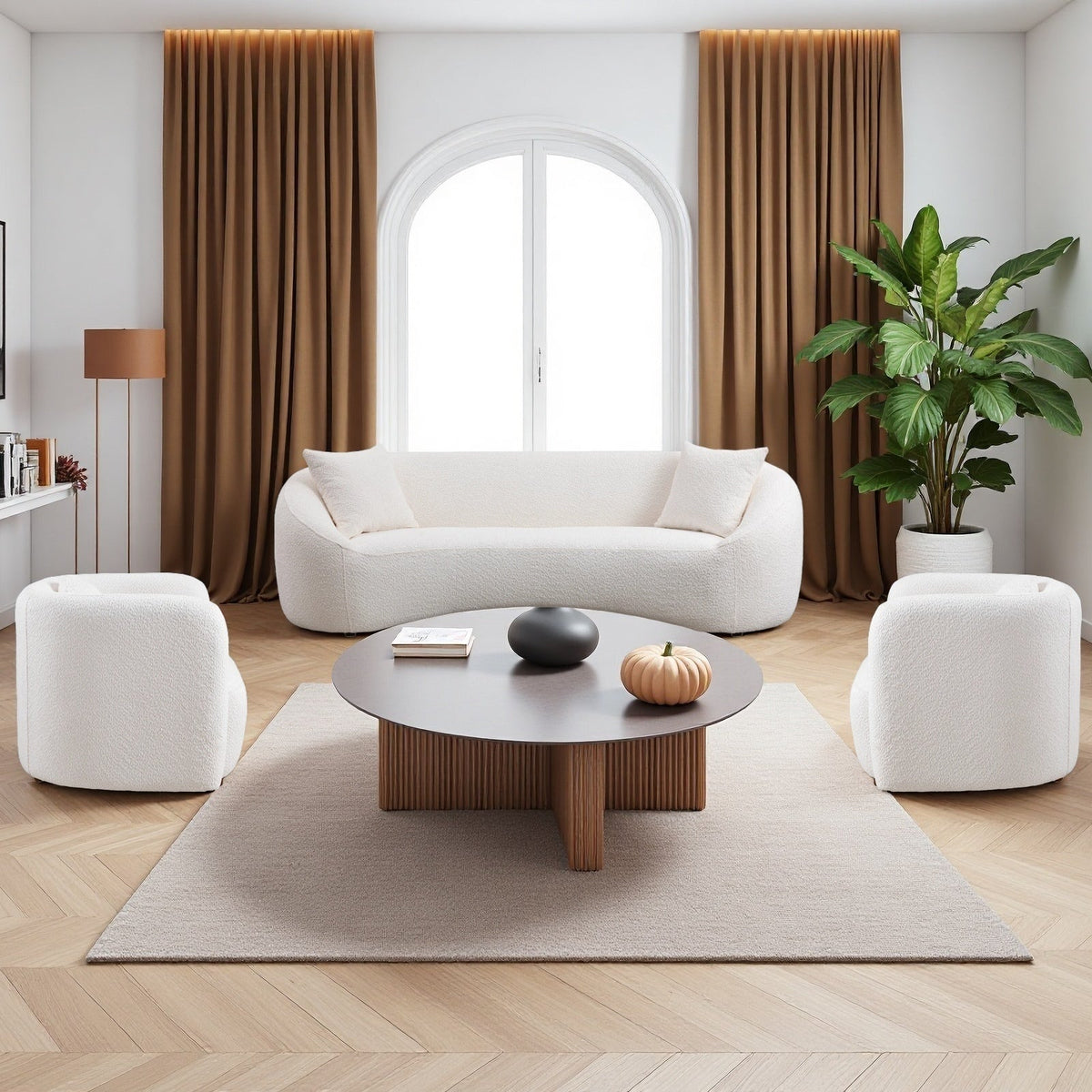 Lysander Curved Sofa