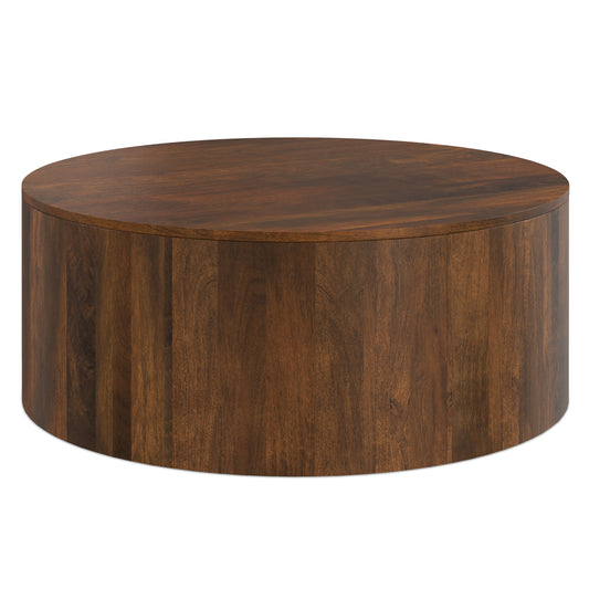 Millbury Walnut Brown Wood Coffee Table