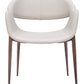 Limay Beige & Walnut Dining Chair (Set of 2)