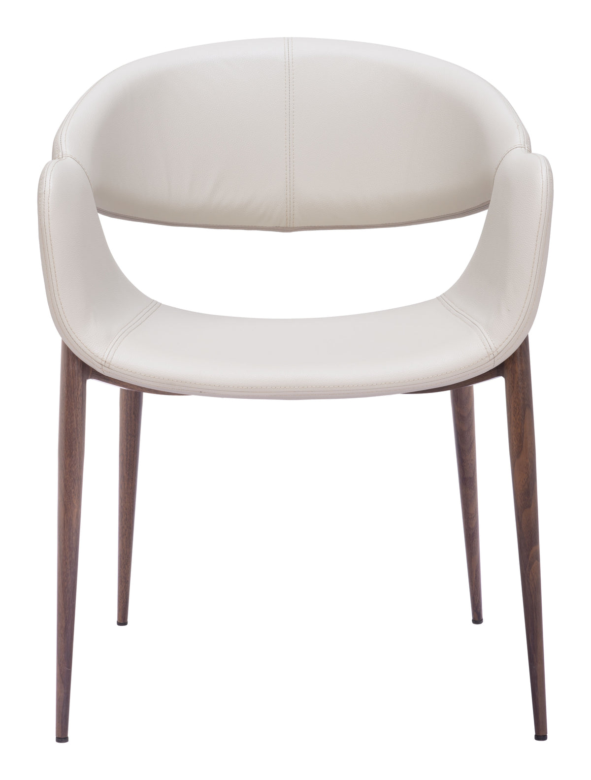 Limay Beige & Walnut Dining Chair (Set of 2)