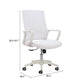 Jett Low Back Office Chair in White