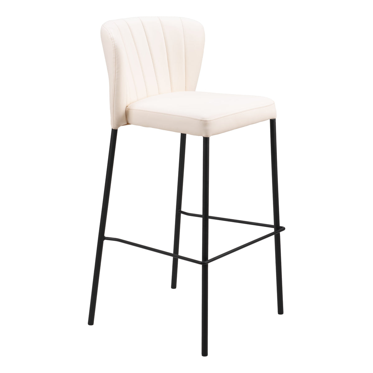 Linz Barstool (Set of 2) in Cream