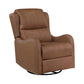 Alaric Leather Glider Recliner