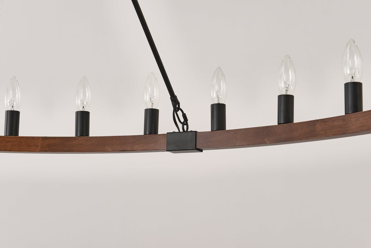 Vero Wagon Wheel Chandelier