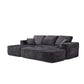 Emberly Modular Sectional Sofa Grey L-Shape