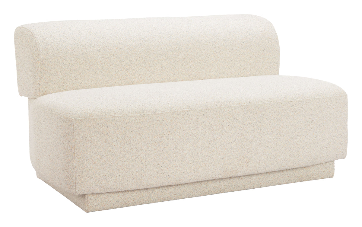 Anese Multigrain Beige Loveseat