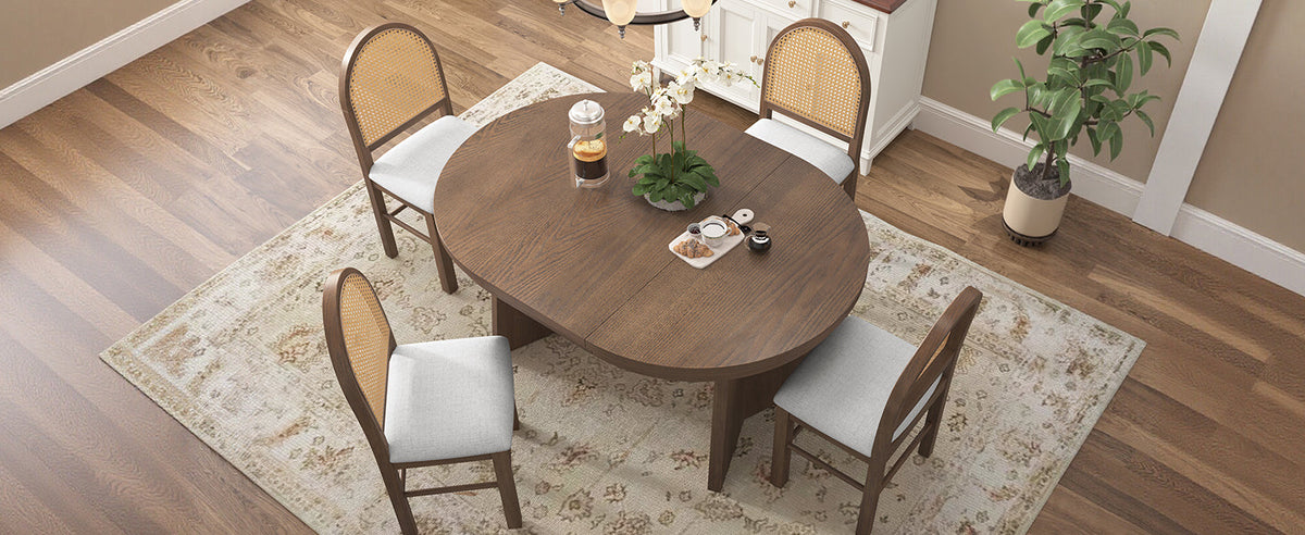 Wolfe Walnut & Beige
