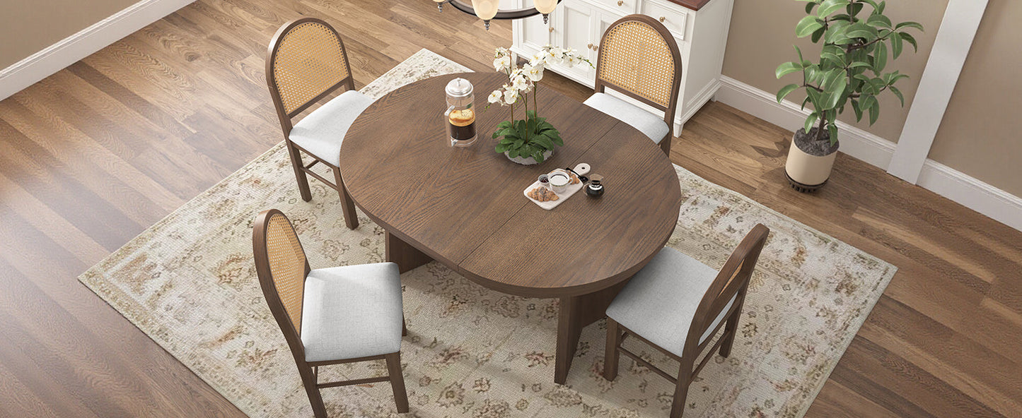 Wolfe Walnut & Beige
