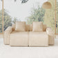 Galvin Velvet LSF & RSF Sofa in Light Camel