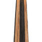 Gala Black & Natural Floor Lamp