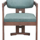 Poly Moss Gray & Walnut Dining Chair