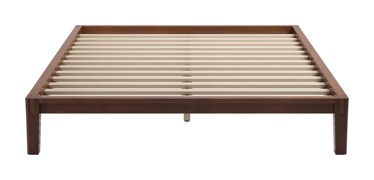 Luum Queen Platform Bed Frame in Walnut
