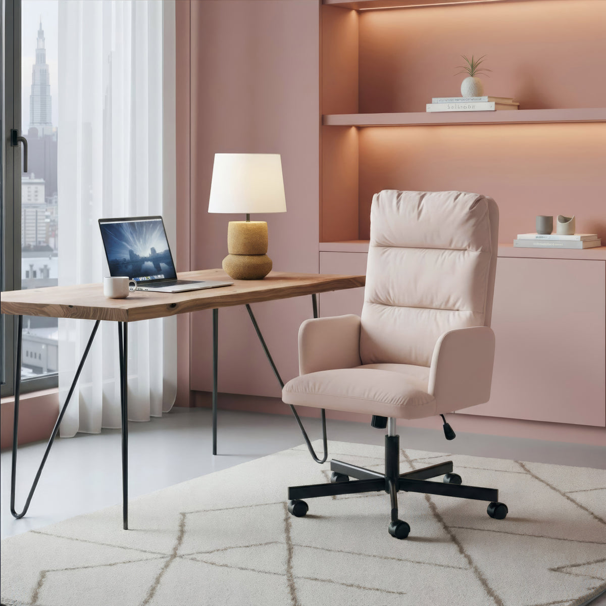 Sable Office Chair in Ivory