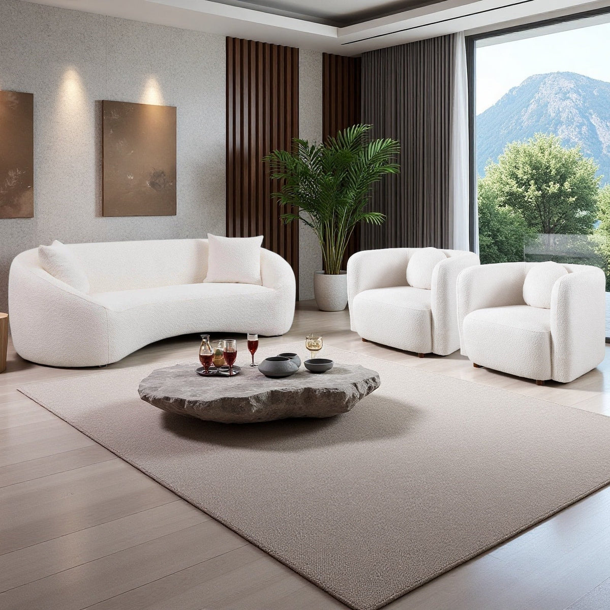 Lysander Curved Sofa