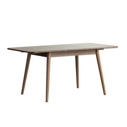 Rune Walnut Solid Wood Dining Table – 31.5" Round Dining Table