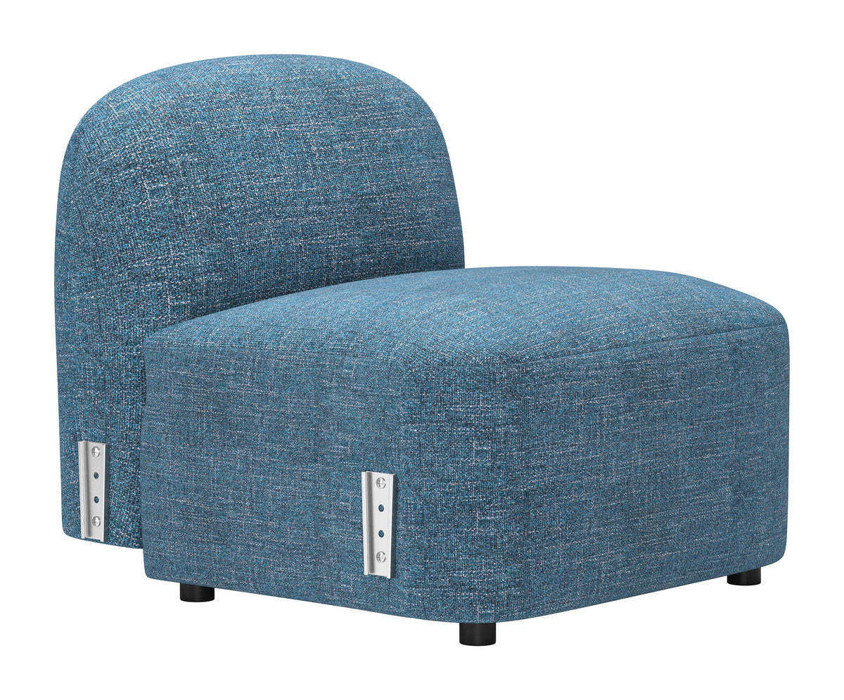 Cleo Blue Middle Chair
