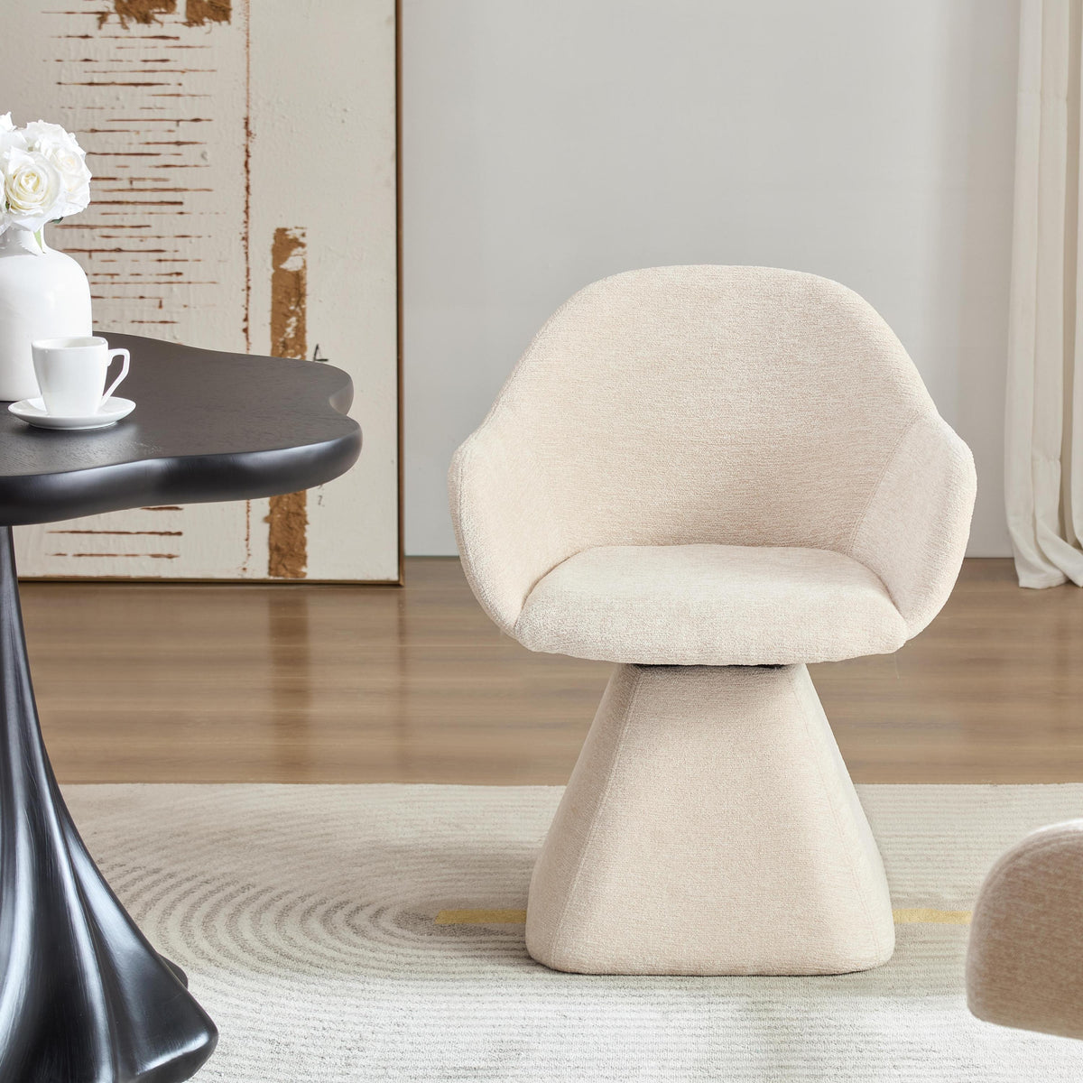 Ebba Swivel Barrel Chair