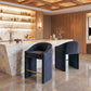 Emas Midnight Gray Counter Stool