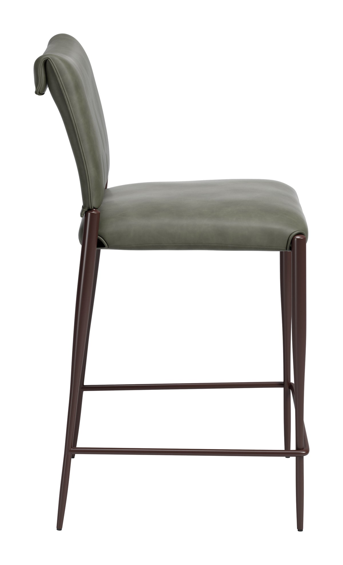 Freesia Olive Green Counter Stool (Set of 2)