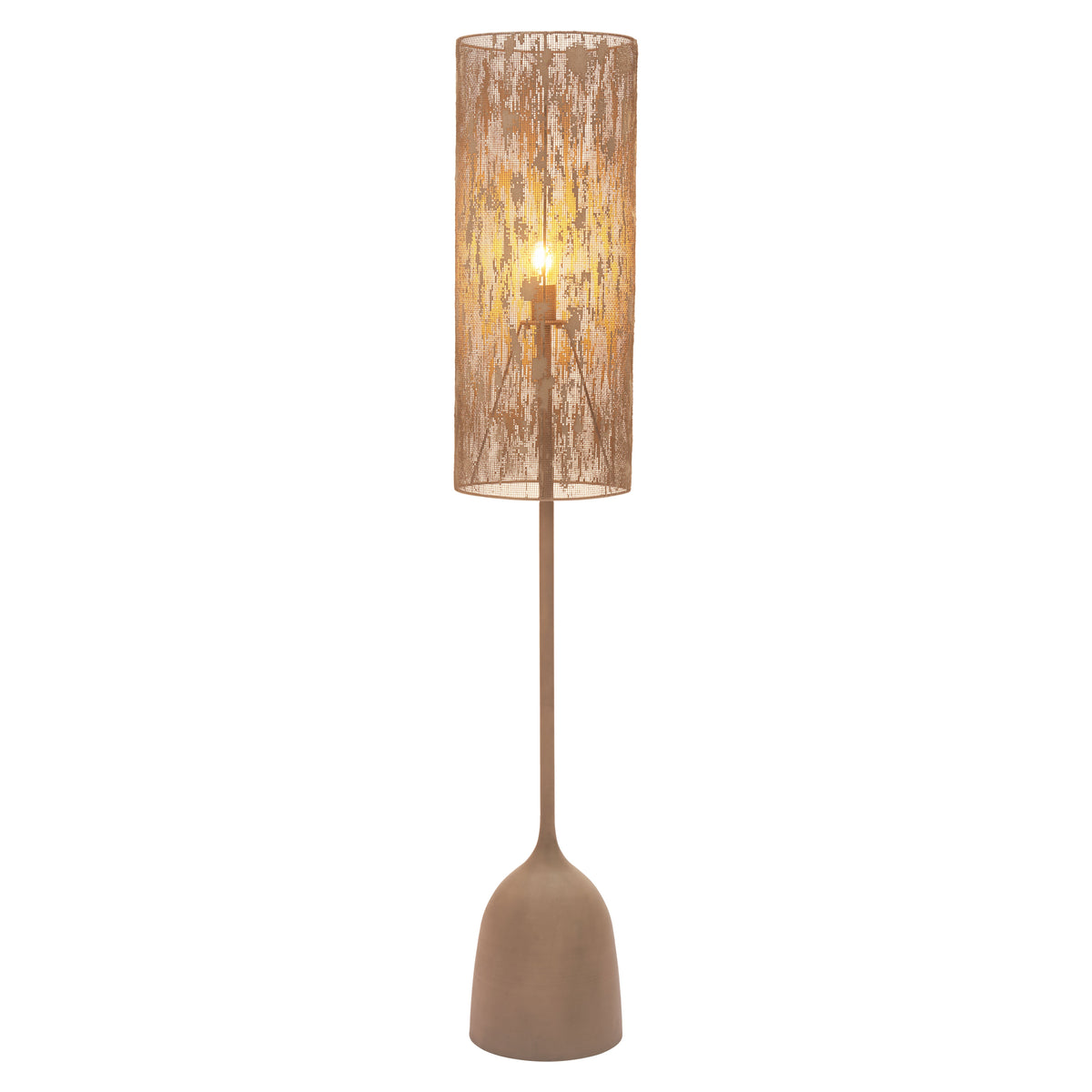 Buff Taupe Floor Lamp