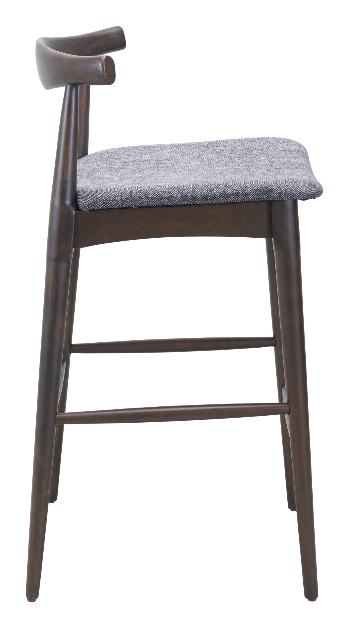 Tuzka Gray & Espresso Barstool (Set of 2)