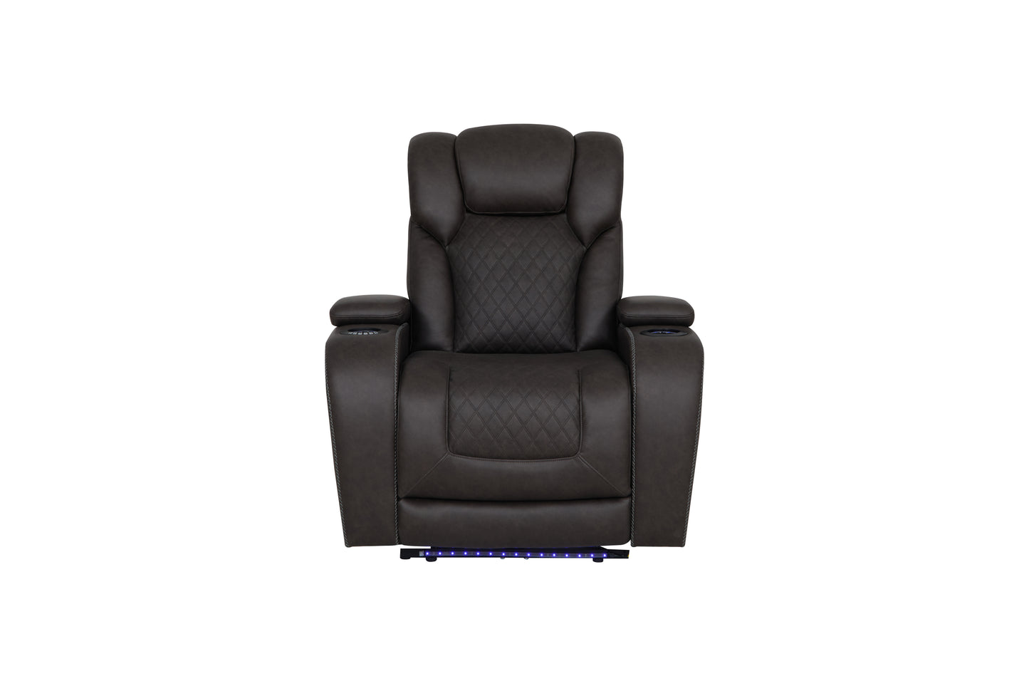 Wendell Dark Gray Microfiber Recliner – 39" Recliner
