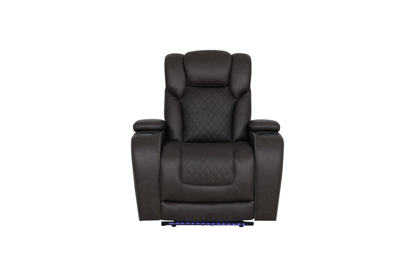 Wendell Dark Gray Microfiber Recliner – 39