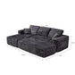 Emberly Modular Sectional Sofa Grey L-Shape