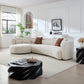 Odile Curved Boucle Sectional