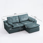 Delano Faux Leather Sectional Sofa