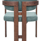 Poly Moss Gray & Walnut Dining Chair