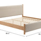 Hadi Beige & Natural King Bed