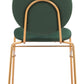 Odessa Green & Gold Dining Chair (Set of 2)