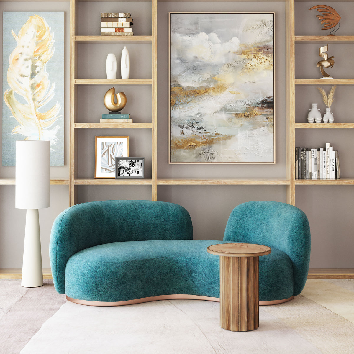 Heaven White Floor Lamp